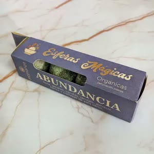 Esferas mágicas orgánicas abundancia