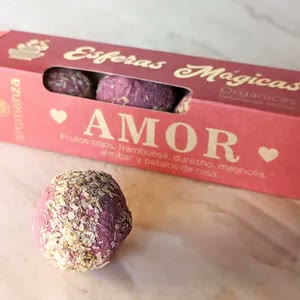 Esferas mágicas orgánicas amor